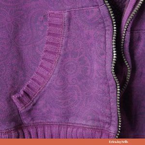 Purple Paisley Hoodie